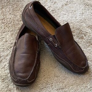 Tommy Bahama Brown Leather Loafers